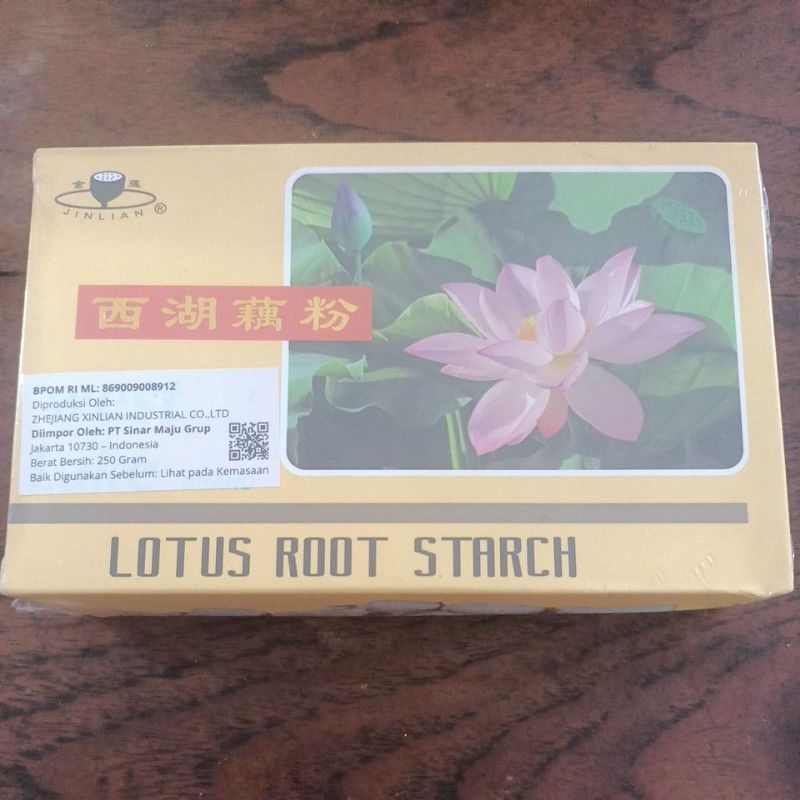 

LL - lotus root starch / miniman seebuk pati akar teratai