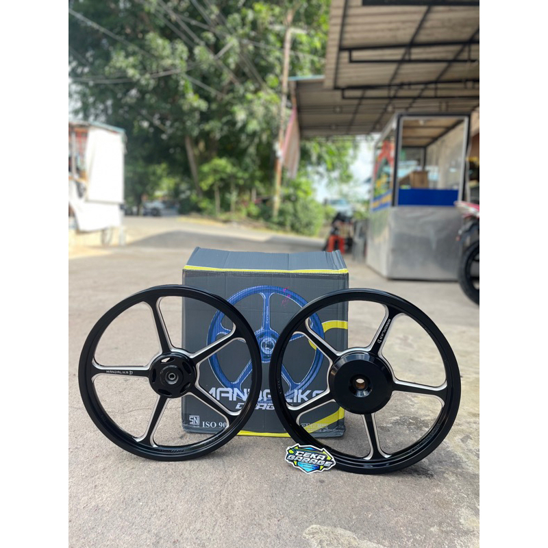 Velg power mandalika vario 125cc 150cc 140/160 ring 17 set depan belakang pnp model x mode