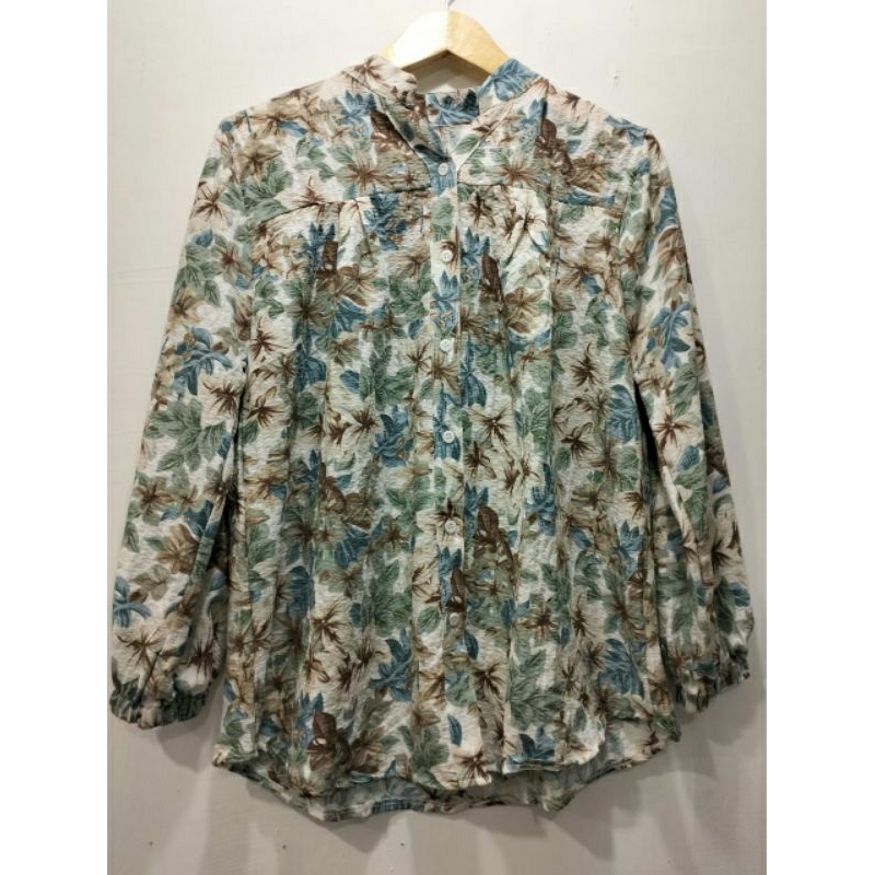 Atasan bunga/blus motif/blus bunga