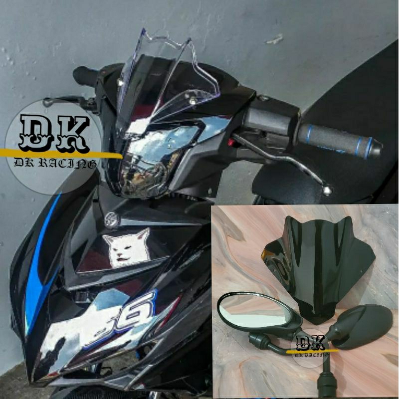 TERLARIS PAKETAN MX KING 150 VISOR MX KING 150 PLUS SPION MX KING 150