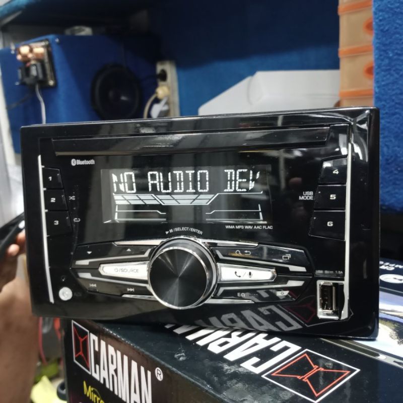 Headunit JVC original Honda Brio bluetoot audio mobil