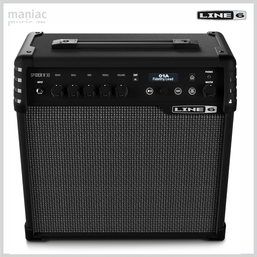 Line 6 Spider V 30 - Ampli Gitar Combo. Studio. Efek. Soundcard USB