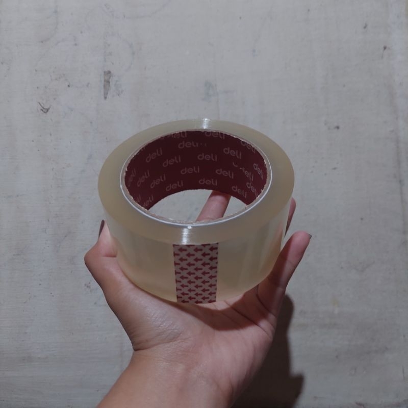 

lakban bening selotip bening merk deli