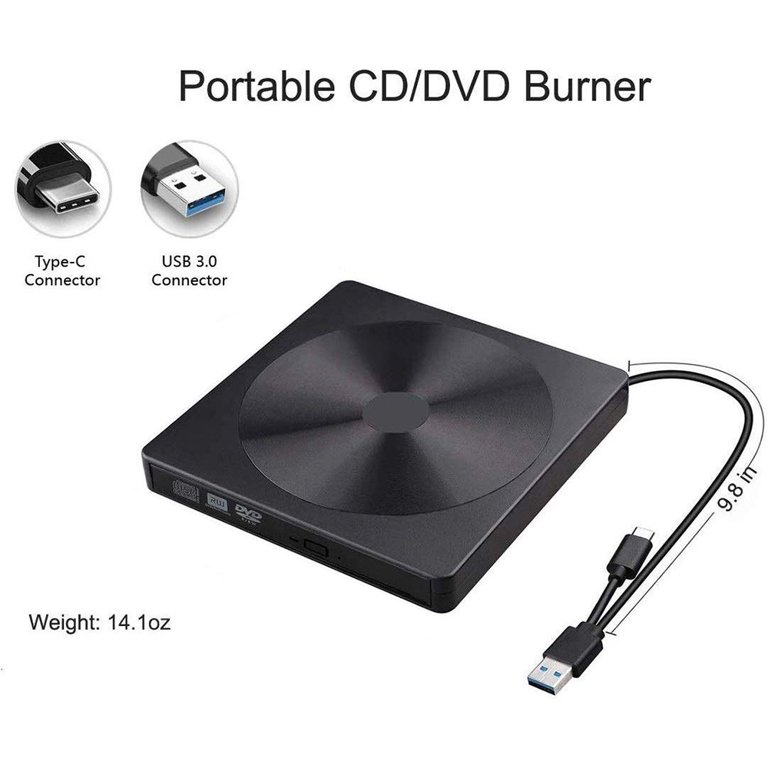 [JaVis] DVD RW Portable Slim HP USB 3.0 dan TYPE C Original HP Slim
