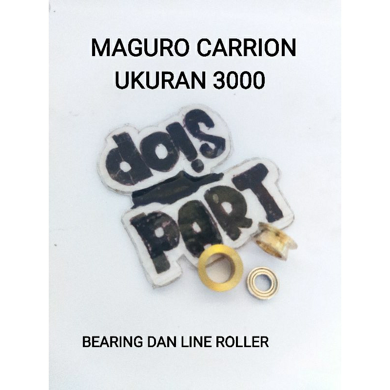 1 Set Bearing Line Roller Maguro Carrion Ukuran 3000 4000