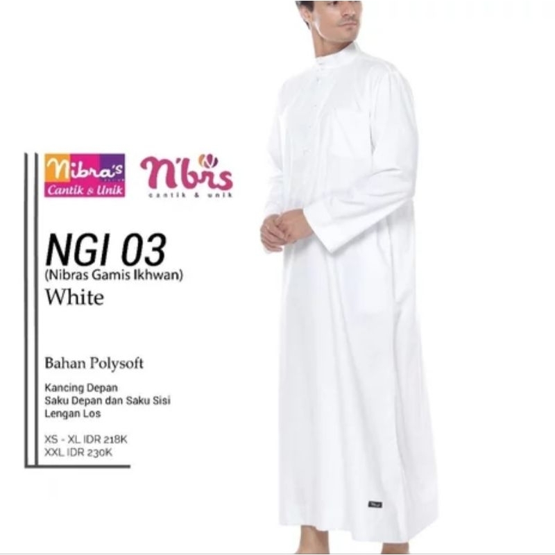 baju koko dewasa/nibras dewasa/koko nibras