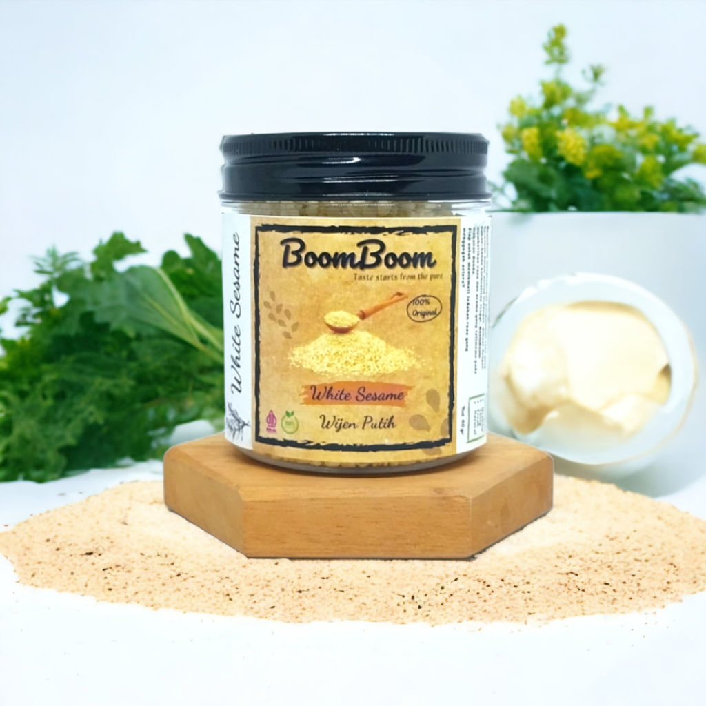 

BoomBoom Biji Wijen Putih White Sesame Seed Organic Rempah Super Premium