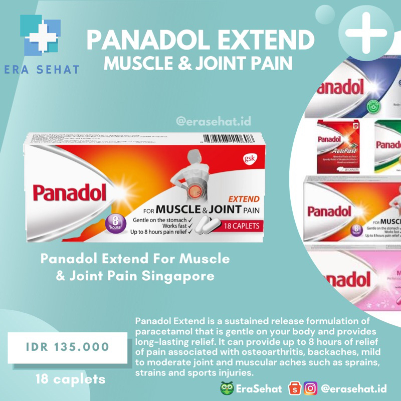 Panadol Extend Muscle & Joint Pain Singapore