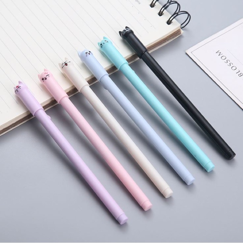

[B188] Pena Karakter Meow Kucing Lucu Pulpen Karakter Gel Imut Pulpen Gel Pena Murah Import