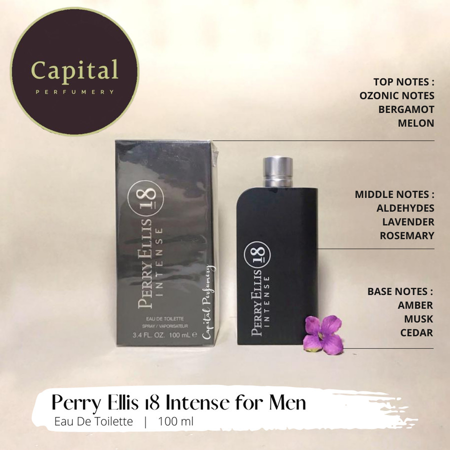 Perry ellis 18 Intense Men Edt 100ml