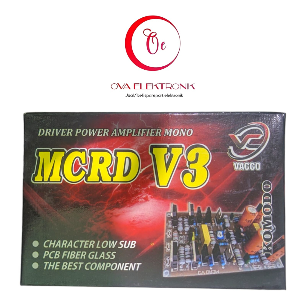 Kit Driver MCRD V3 Mono Sublow (PCB Fiber Glass)