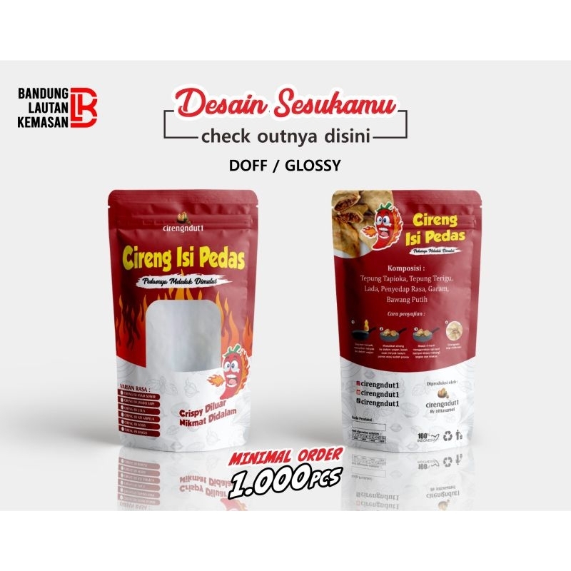 WINDOW (JENDELA) || Kemasan jendela windows Standing pouch custom