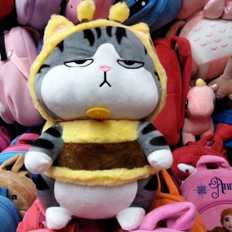 Boneka Kucing Lucu Kado Hadiah Ultah Furyu Cat Kostum Lebah/Boneka Animal