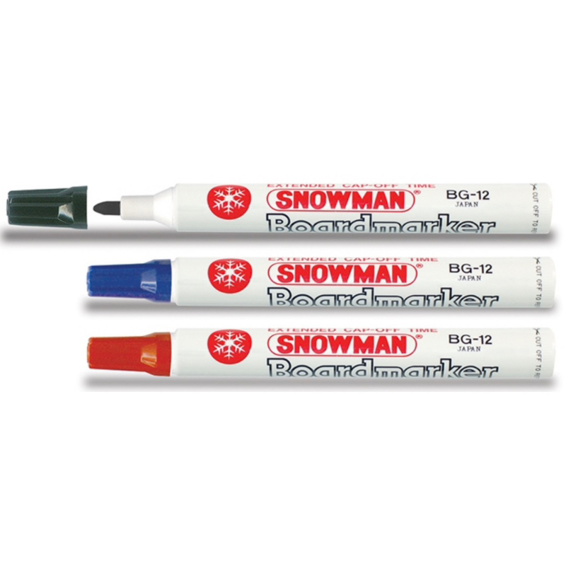 

|1 pcs| spidol snowman whiteboard snowman whiteboard marker BG-12 spidol papan tulis spidol bisa dihapus