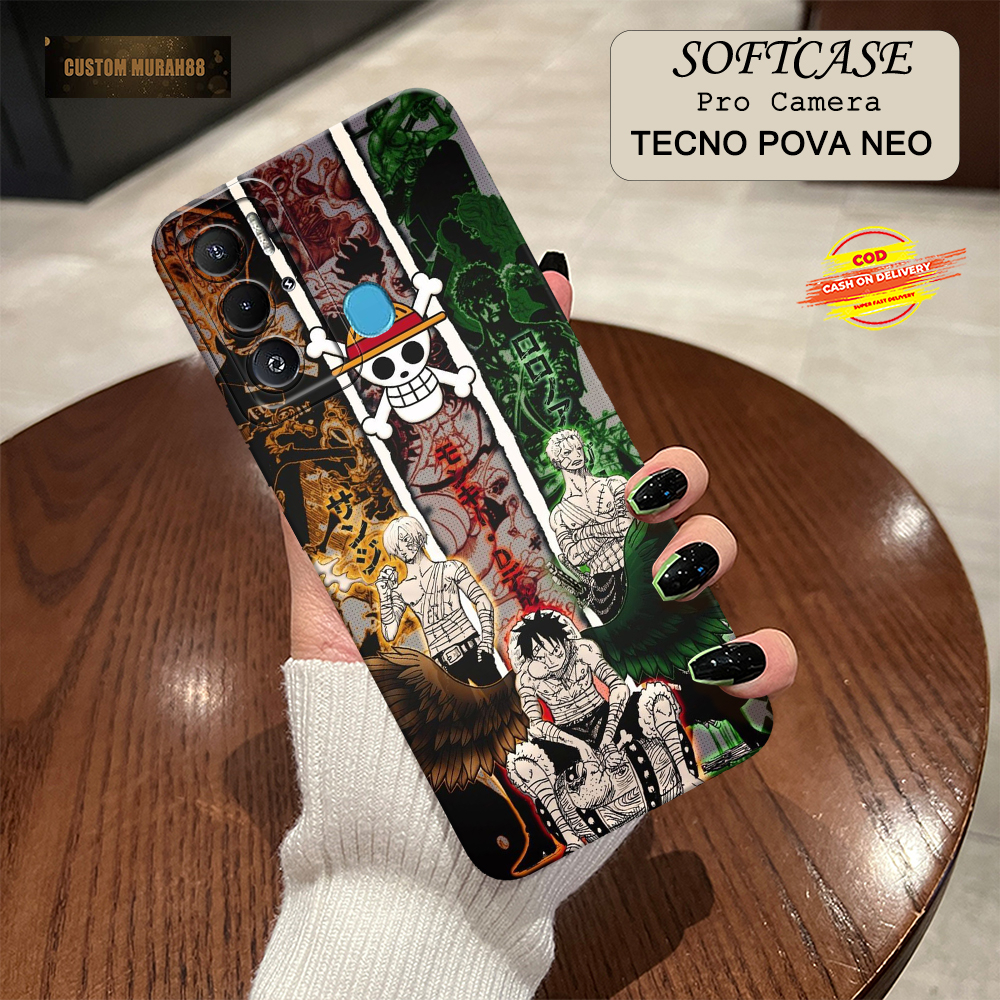 Case Tecno Pova Neo Terbaru - Fashion Case ANIME - Casing Hp Tecno Pova Neo - Softcase Pro Camera Te