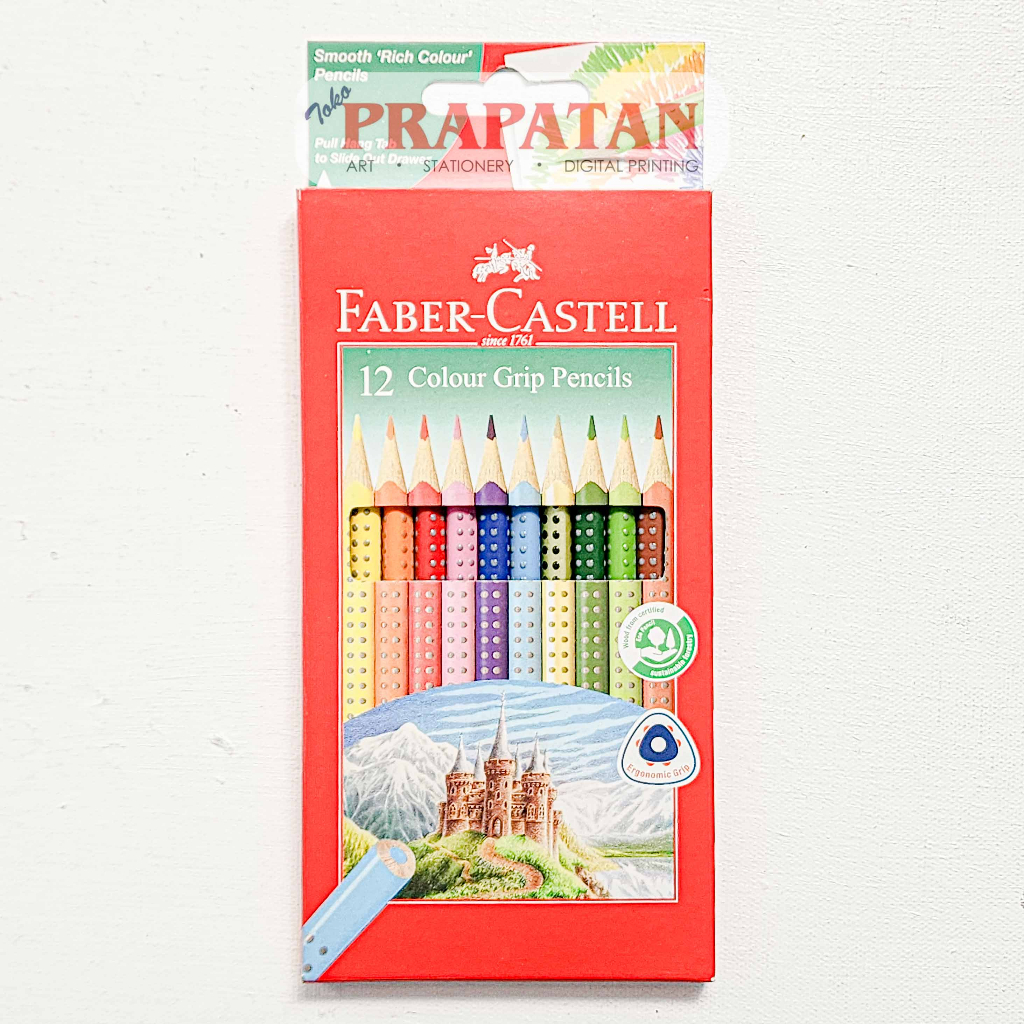 

Pensil Warna GRIP Faber Castell 12 Color 116252 | Color Pencil