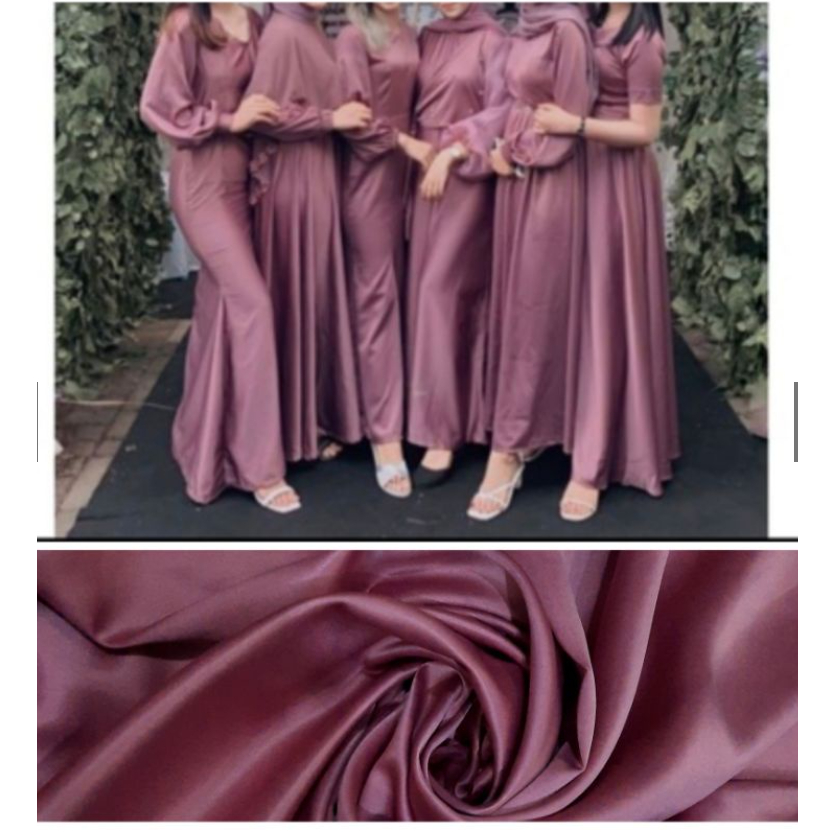 Kain Satin Polosan PAKET BRIDESMAID