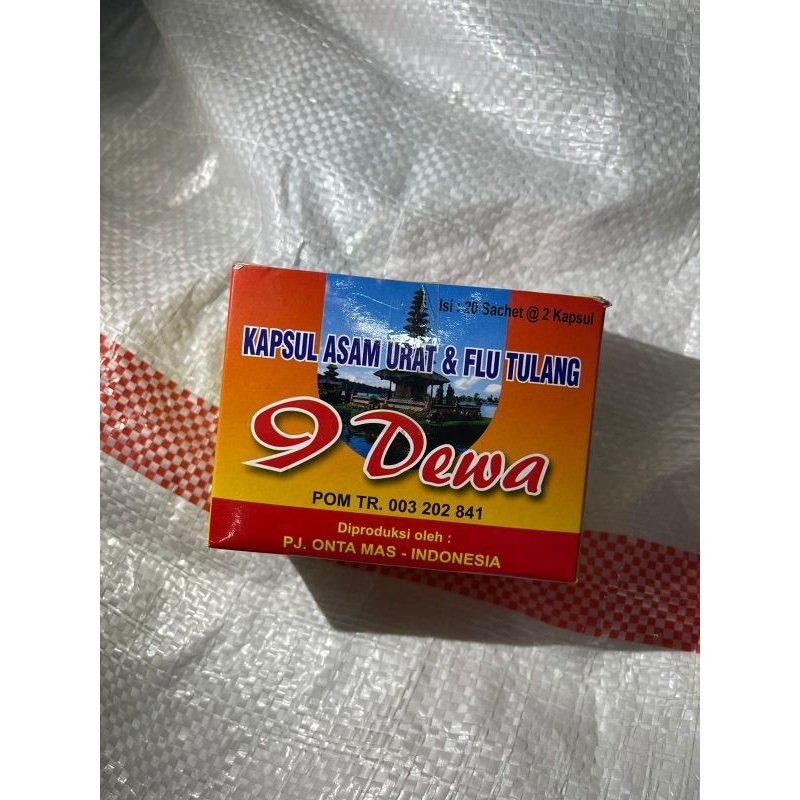 9 DEWA (KOTAK) ORIGINAL KAPSUL (ASAM URAT)
