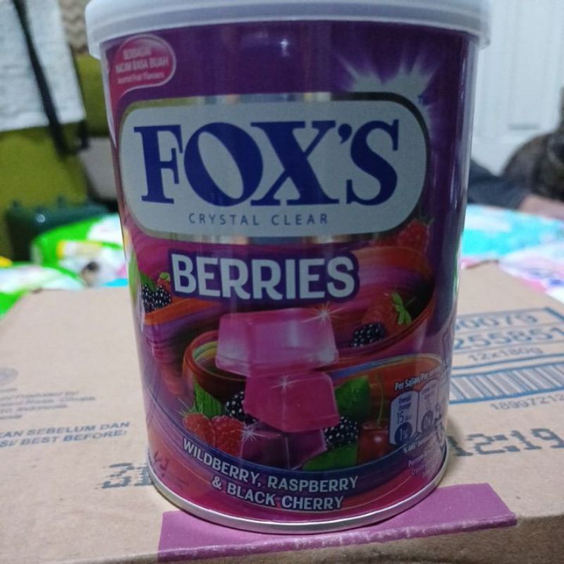 

permen Fox's berries kaleng 180g