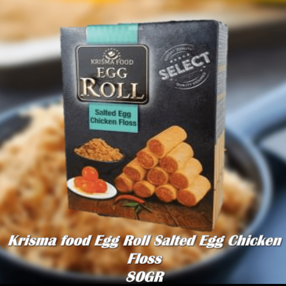 

Krisma food egg roll salted egg chicken floss 80GR