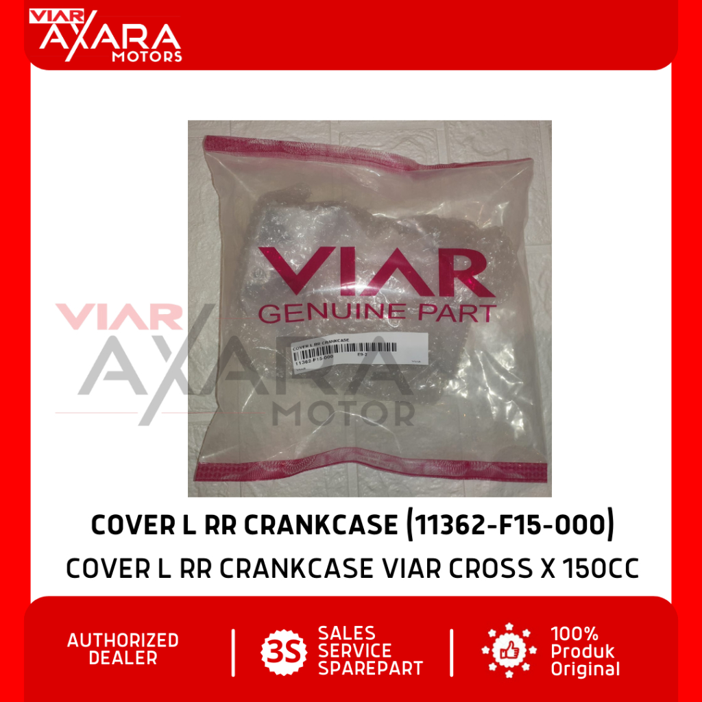 Cover L RR Crankcase Sparepart Viar Cross X 150CC (11362-F15-000)