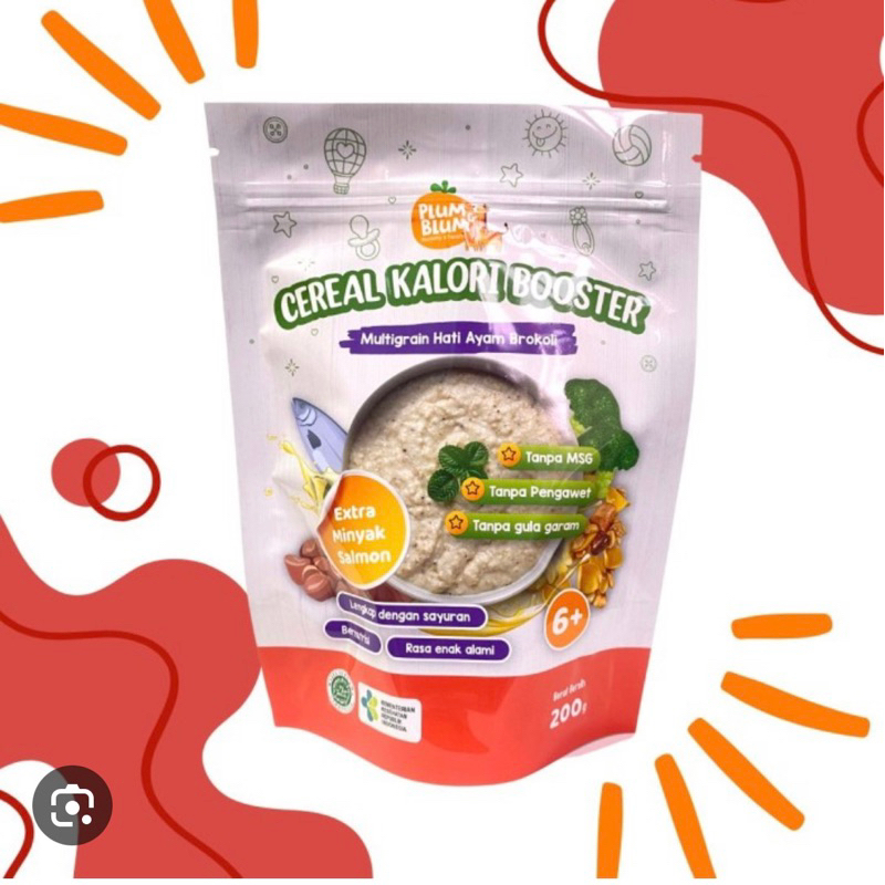 

plum&blum cereal booster multigrain hati ayam brokoli