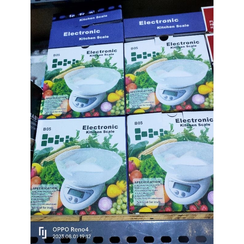 Timbangan Dapur Digital Mangkok Electrik Kitchen Scale 5kg CH-302 — 10