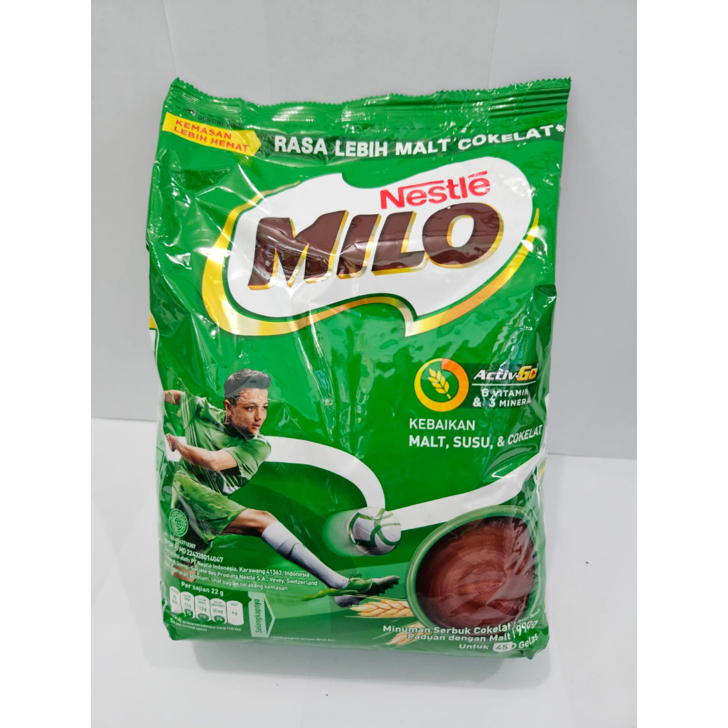 

Milo Activ Go Susu Nestle Cokelat 990 Gram