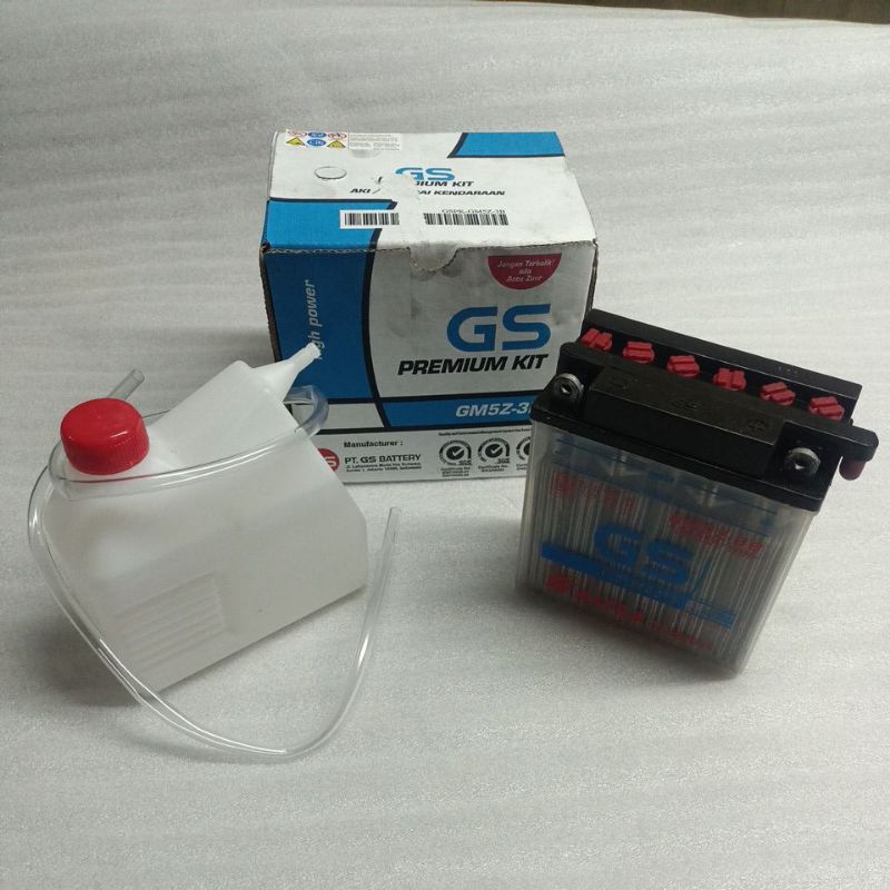 aki accu GS gm5z-3b basah ORI astra supra Mio vega