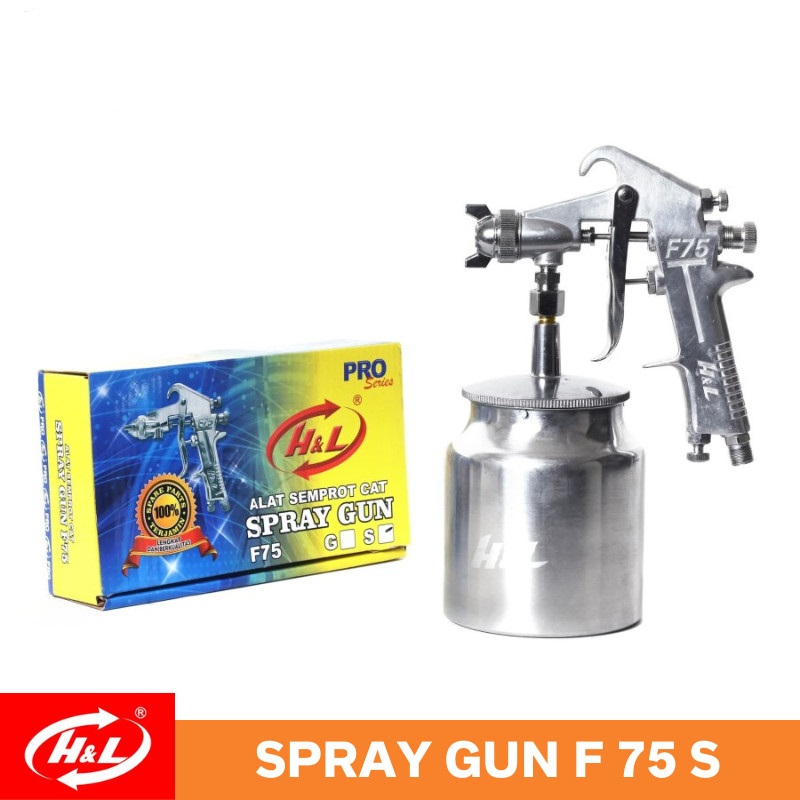 H&L PRO Spray Gun F75 Tabung Bawah - Spraygun F75S