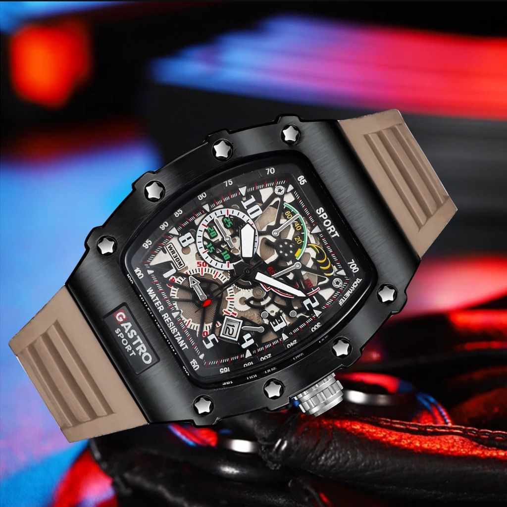 new JAM TANGAN PRIA ORIGINAL GASTRO SPORT TANGGAL AKTIF