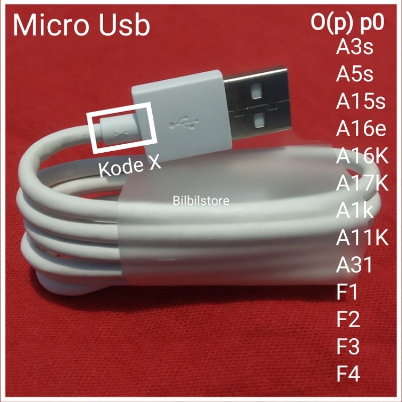 kabel data oppo original 100% bawaan HP A3s, A5s, A37, A39, A57, A7, A71, A74, A83, F1, F2, F3, F5, 