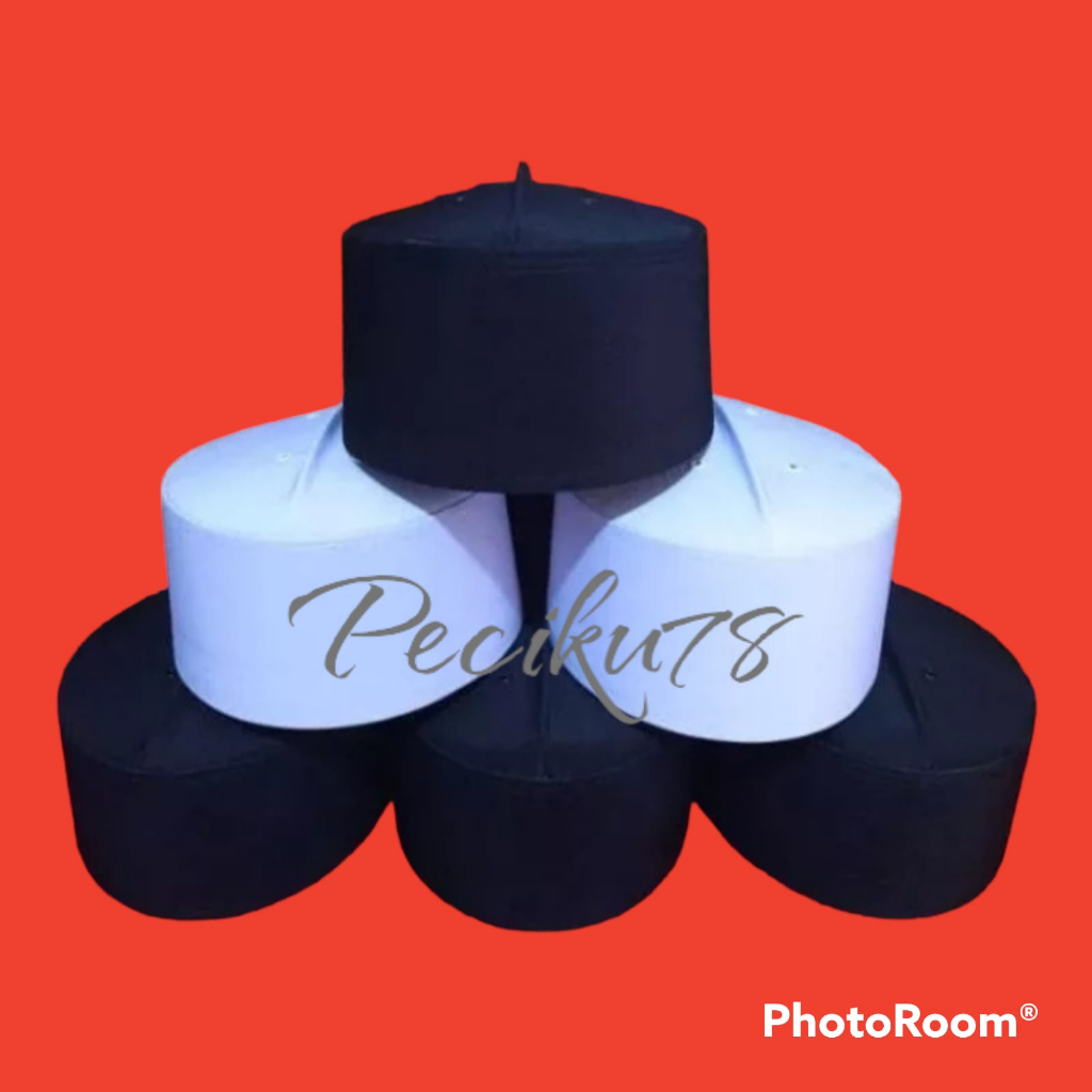 peci haji/peci haji putih/peci asagpfa polos/peci santri