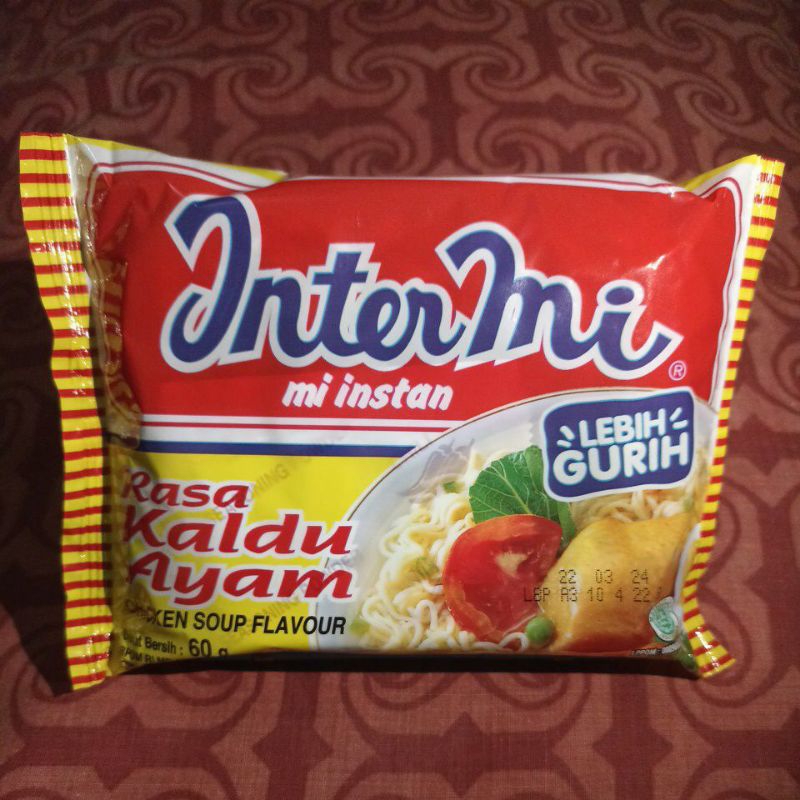 

Intermie Mie Instan/Kaldu Ayam 60gr