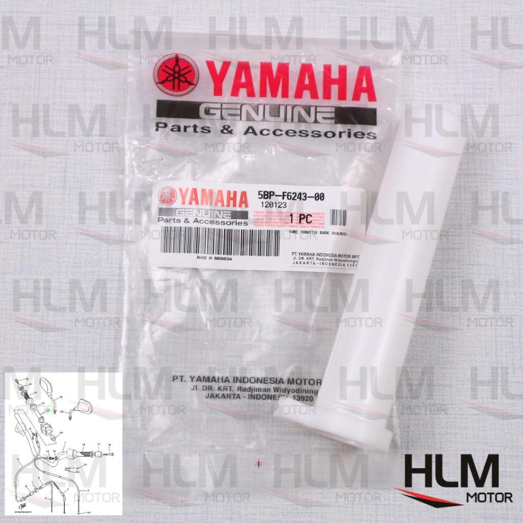 SELONGSONG KABEL GAS HANDGRIP YAMAHA RX KING RXKING RX-K RXK ALFA RXZ SCORPIO ORIGINAL 5BP-F6243-00