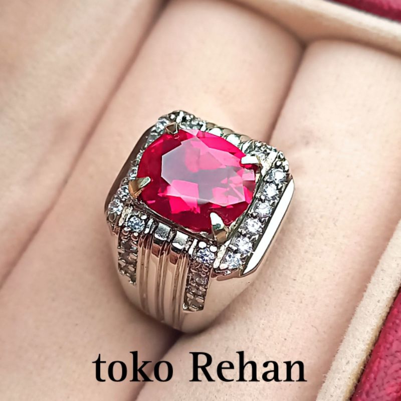 CINCIN BATU MERAH SIAM CUTTING ASLI BANGKOK