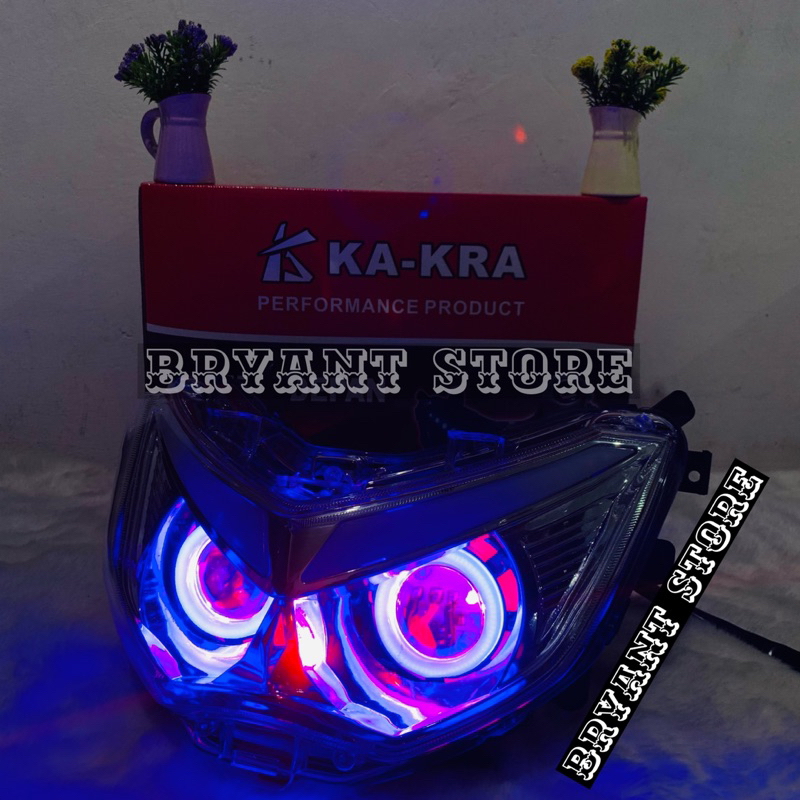 LAMPU DEPAN HEADLAMP STOPLAMP REFLEKTOR LAMPU DEPAN NMAX OLD LED PROJEKTOR AES LAMPU PLUS SEN PLUS P