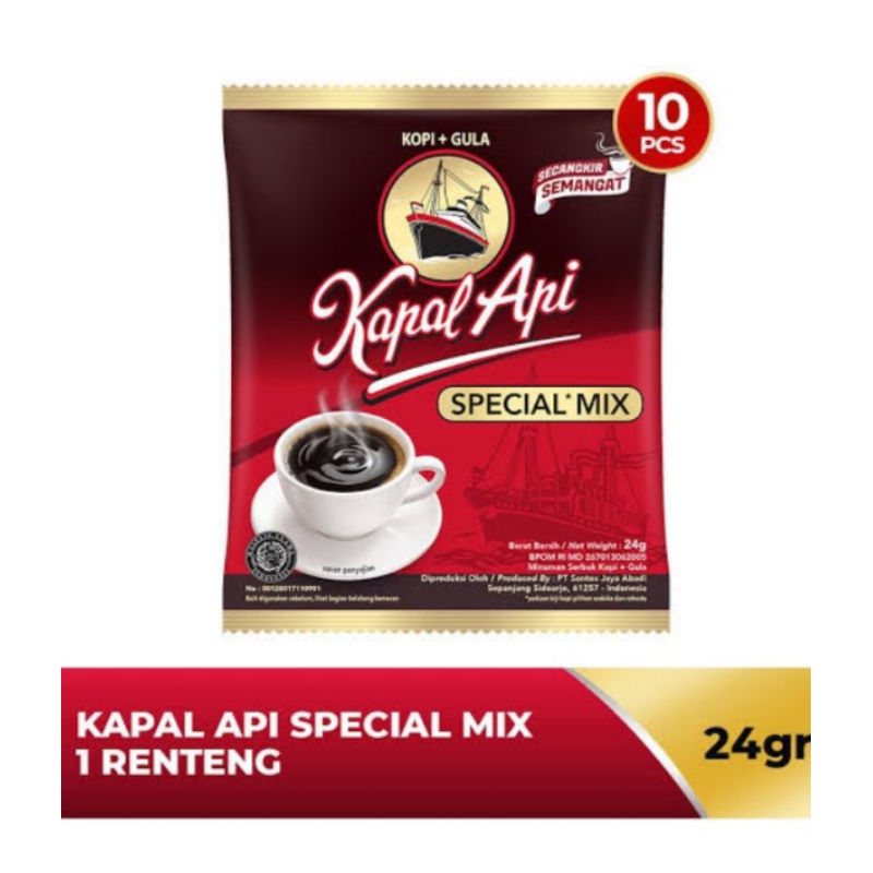 

kopi kapal api spesial mix 1 renceng 10pcs