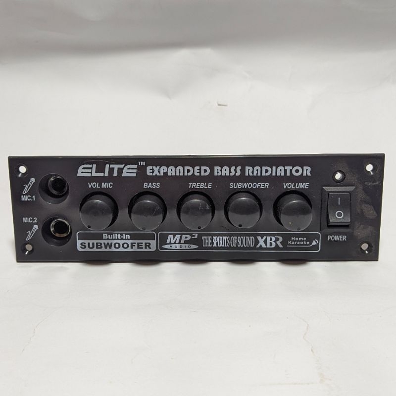 Tone Control XBR Mono Subwoofer + Panel Treble-Bass