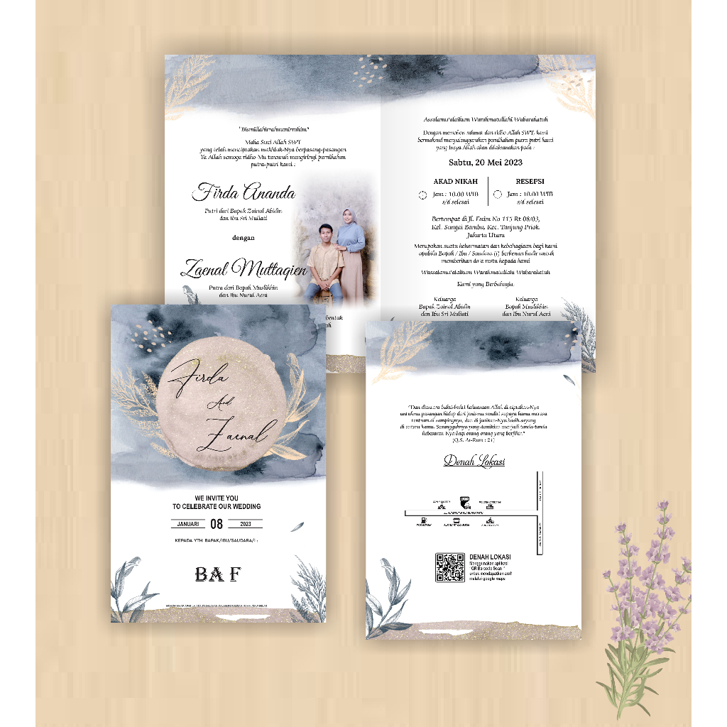 Undangan Pernikahan/Undangan Nikah Free Foto