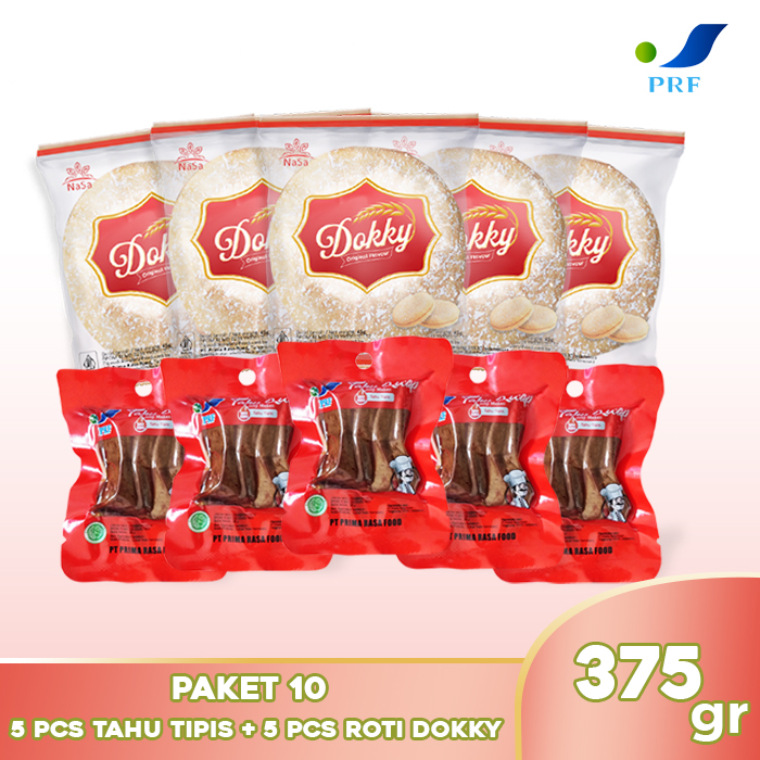 

PAKET 10 - 5pcs Tahu Kecap Tipis + 5pcs Roti Dokky Siap Makan - Makanan Instan - Makanan Siap Saji - PRF