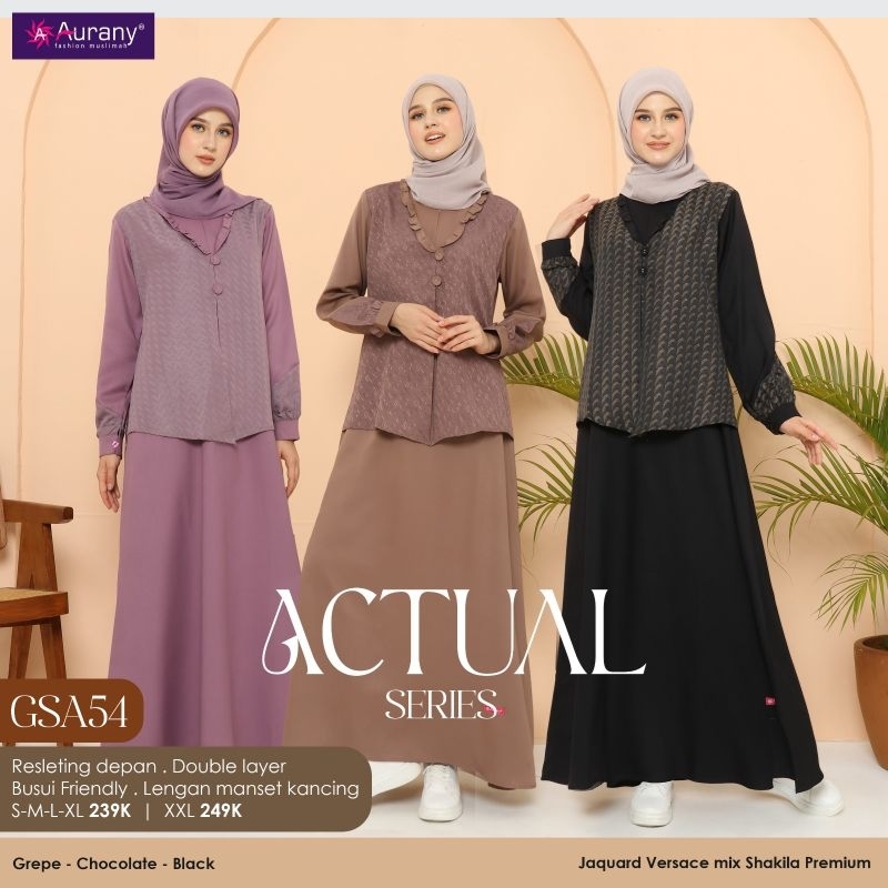Baju Gamis AURANY GSA 54