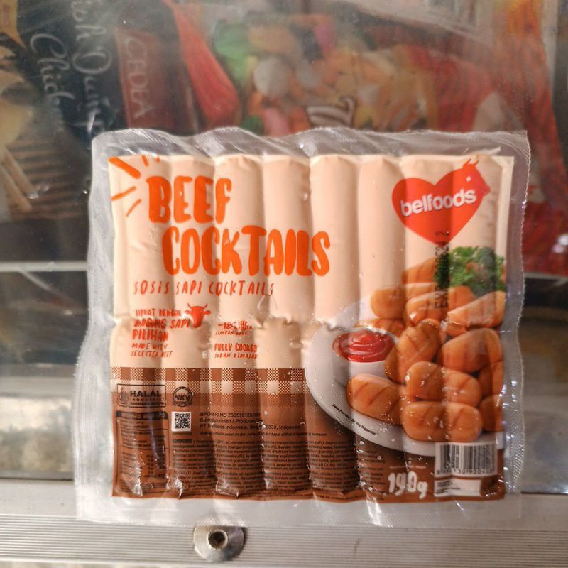 

belfoods beef cocktails sosis sapi 190g