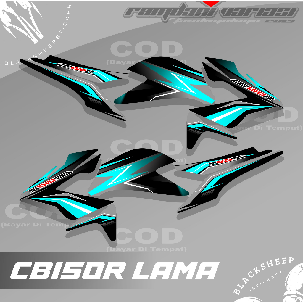 STRIPING CB150R OLD - STIKER CB150R LAMA - STRIPING CB150R