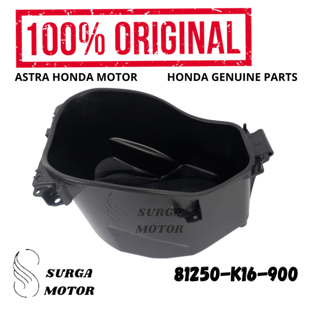 Box Luggage Bagasi Bawah Jok Scoopy eSP K16R K16G Original Honda AHM 81250-K16-900 Bok Jock Motor Pe