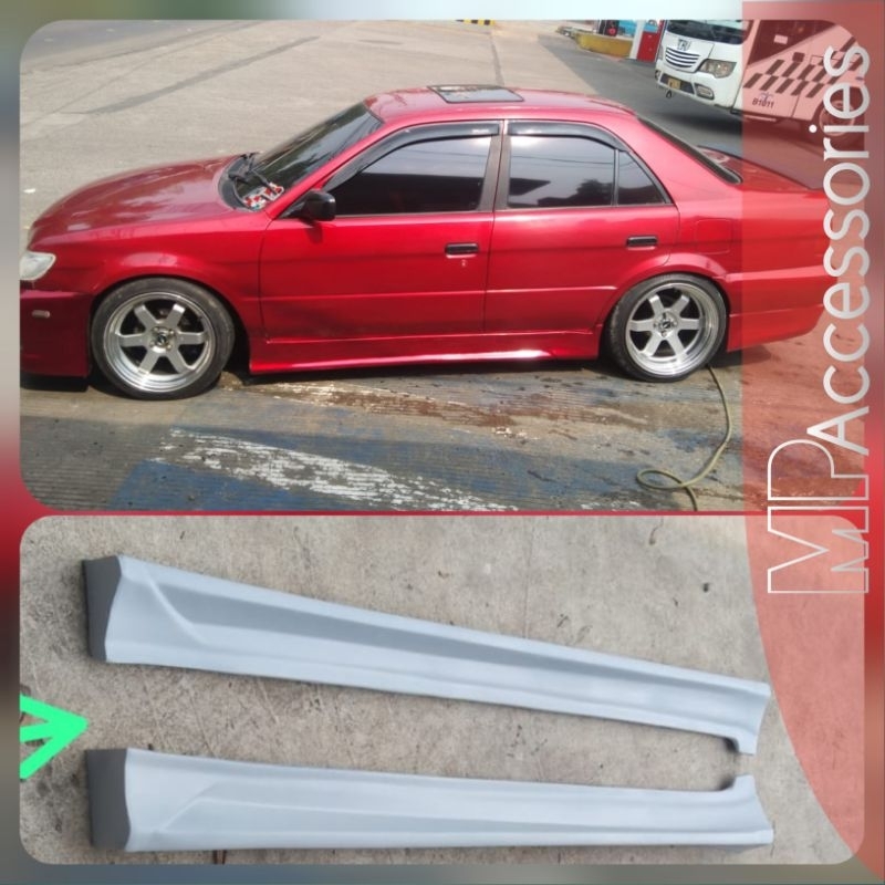 Bodykit bodykit Sideskirt samping Soluna tahun 2000-2003 adaptasi model dari Sigra