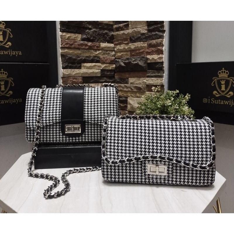 Dine bag Houndstooth