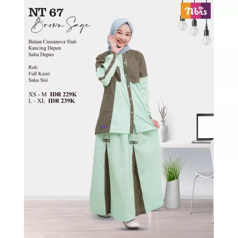 Nibras Teen Gamis Remaja Anak Nibras NT 067