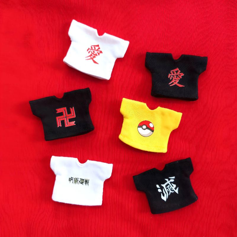 Nendoroid Clothes T-Shirt Kaos Sablon Anime Nendoroid Doll YMY Obitsu Yomane PART II