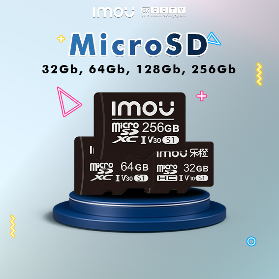 IMOU MicroSD 128GB, 256GB class 10 Memory Card CCTV